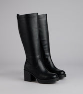 City Edge Wide Calf Platform Boots