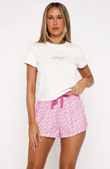 Sweetheart Pyjama Set Baby Pink